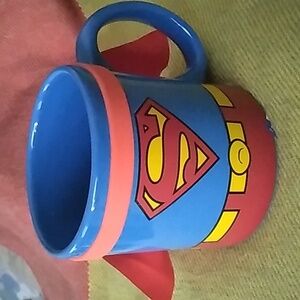 DC Comics Superman Oversized Coffee Mug w/Removable Cape